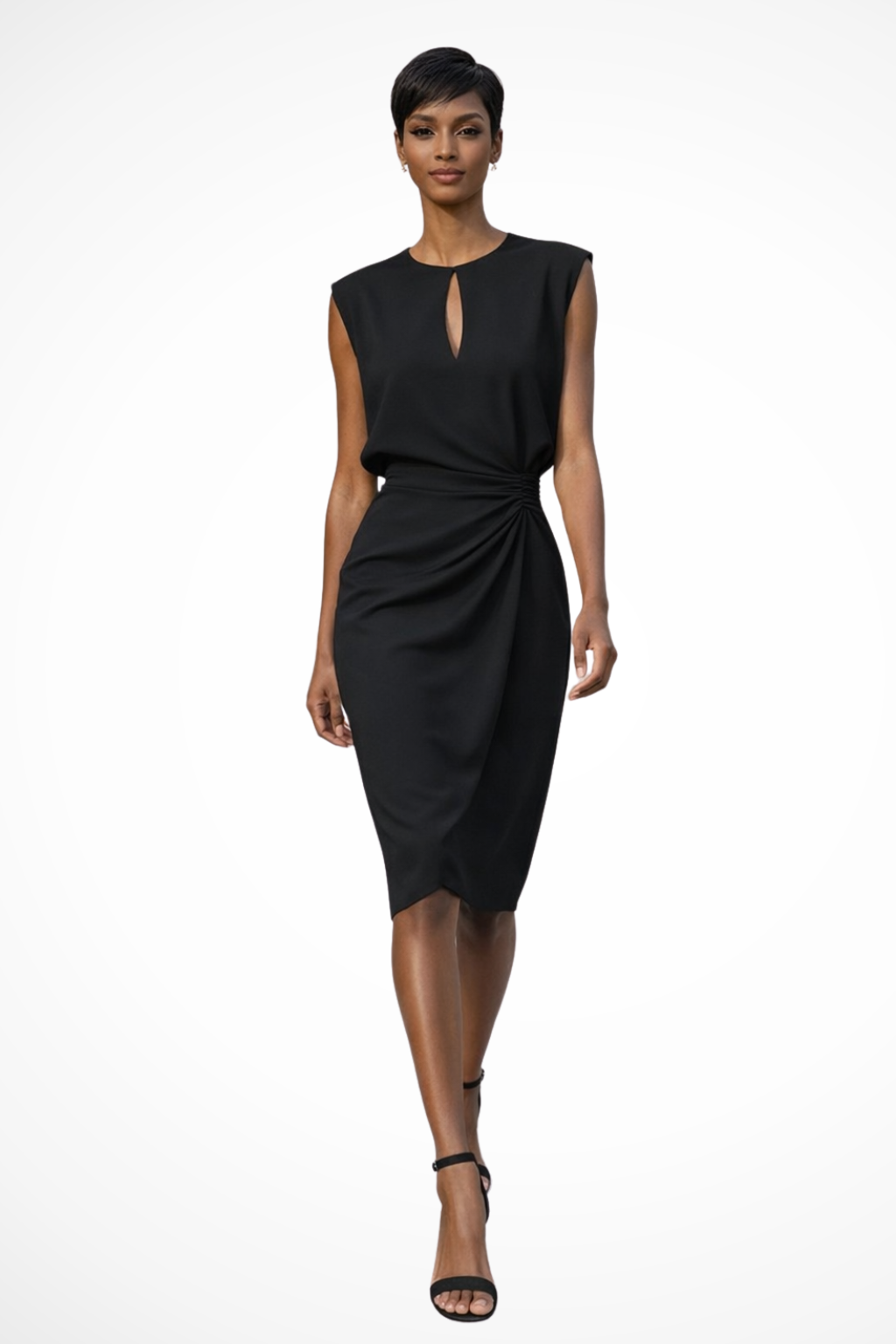Women's Sheath Dress – Crepe Structured Fit Formal | Amelia 4