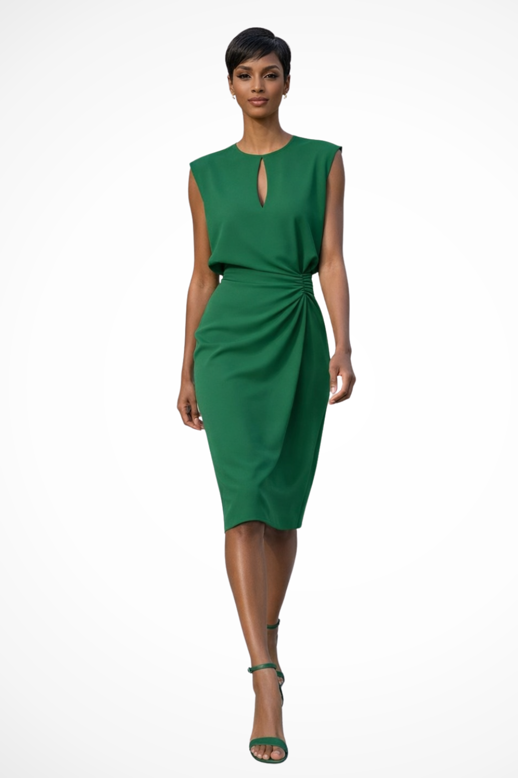 Women's Sheath Dress – Crepe Structured Fit Formal | Amelia 5