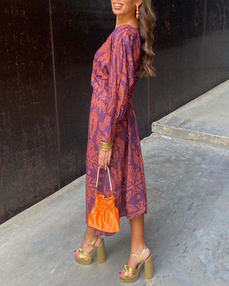 Emma | V-Neck A-Line Maxi Dress Summer Occasion Fit