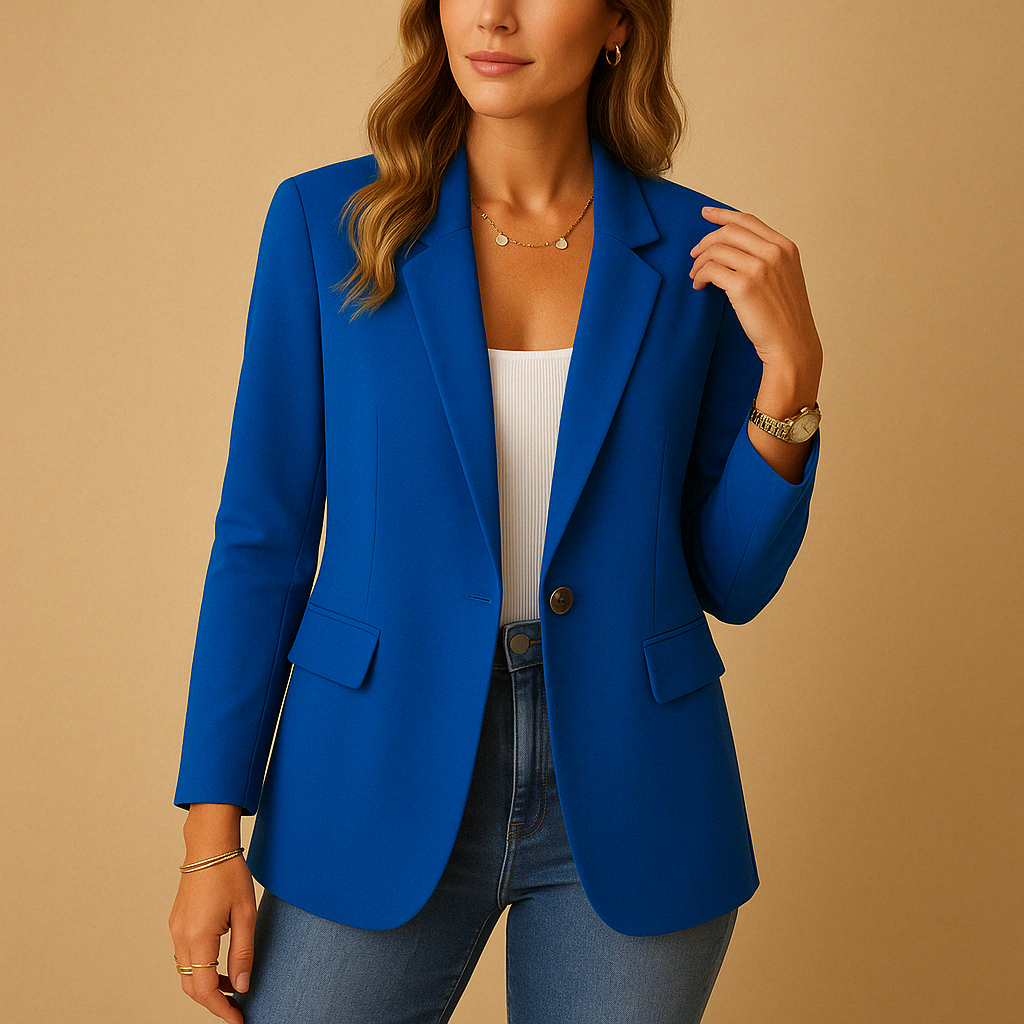 Emma | Tailored Structured Workwear Fitted Blazer Jacket