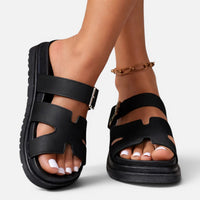 Sophie | Orthopaedic Platform Casual Wide Fit Adjustable Sandals