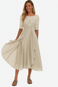 Emily | Breathable Casual Summer A-Line Fit Midi Dress