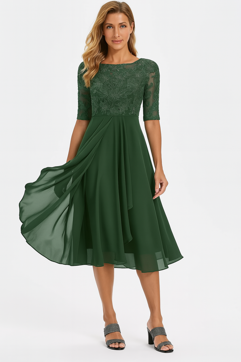 Emily | Breathable Casual Summer A-Line Fit Midi Dress