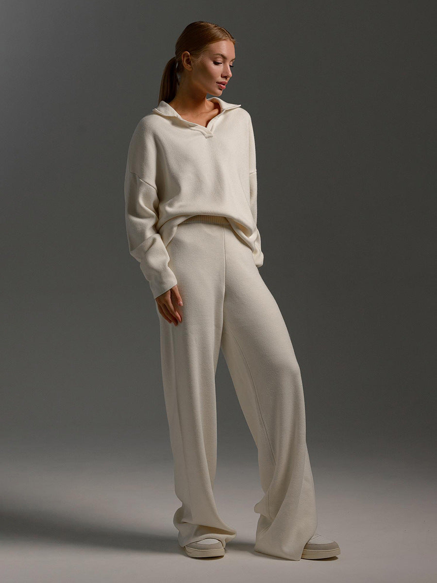 Sophie | Collared Casual Lounge Set Relaxed Fit Two Piece