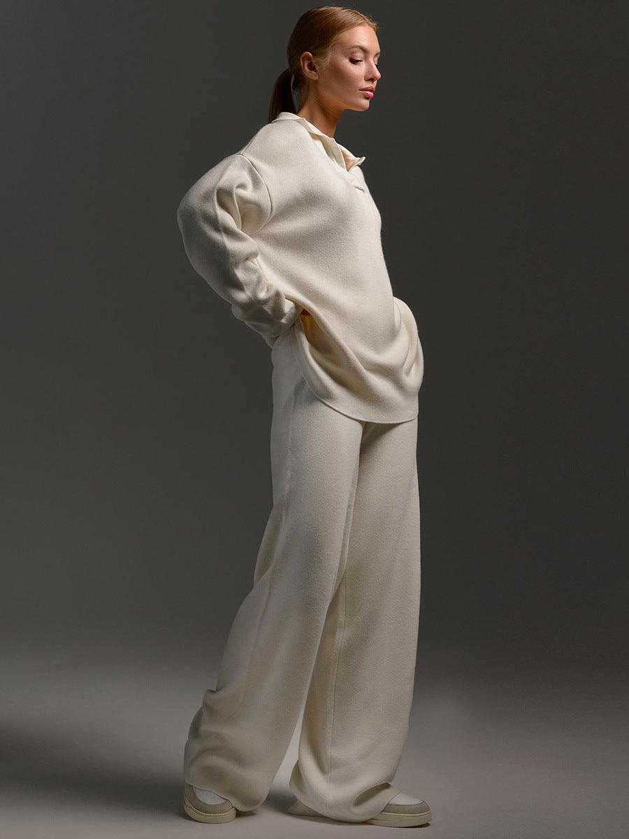 Sophie | Collared Casual Lounge Set Relaxed Fit Two Piece