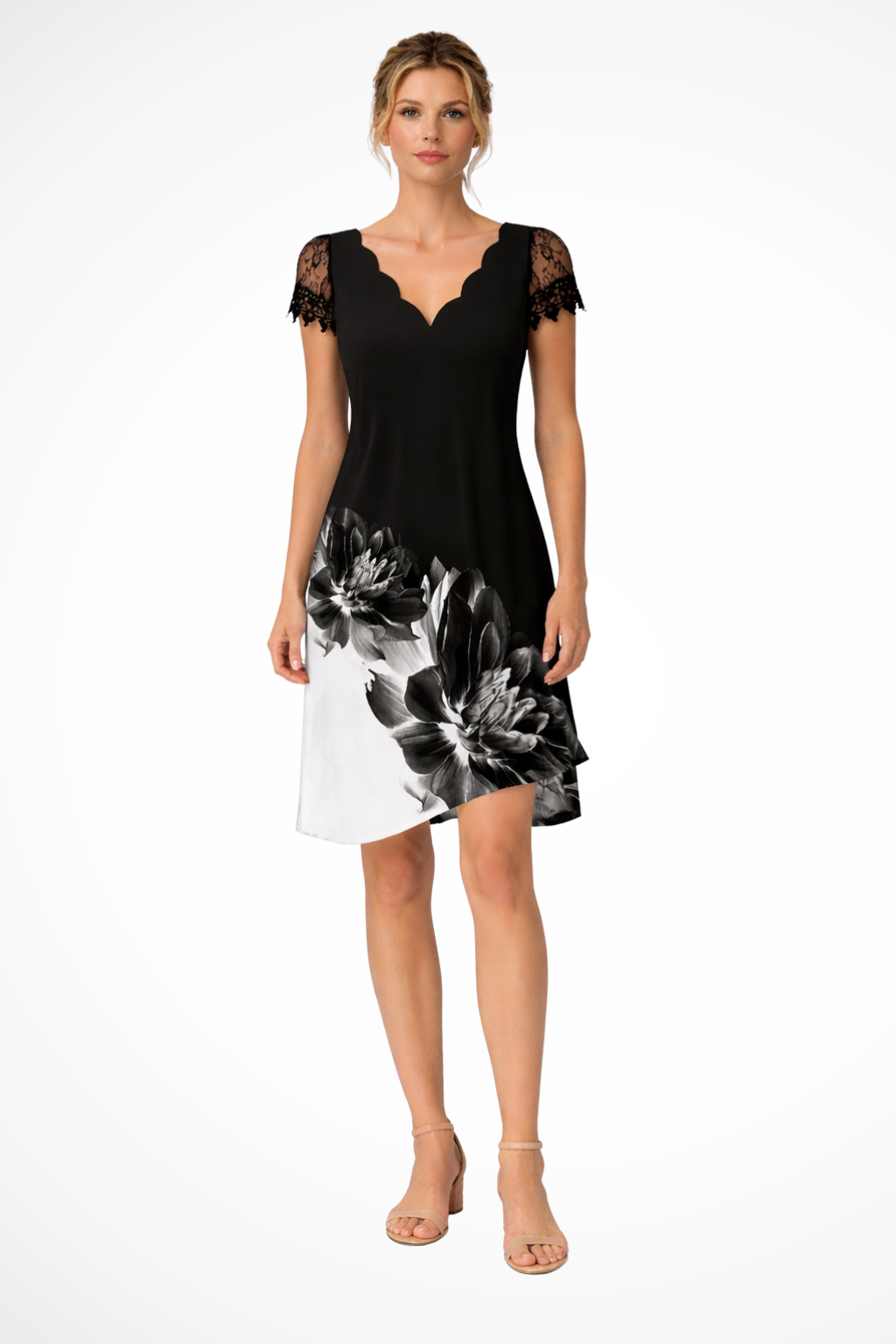 Women's Fit and Flare Dress – Stretch-Crepe Evening | Amelia 3