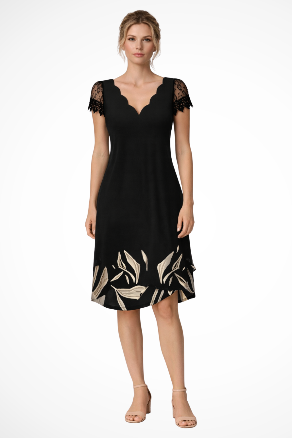 Women's Fit and Flare Dress – Stretch-Crepe Evening | Amelia 5