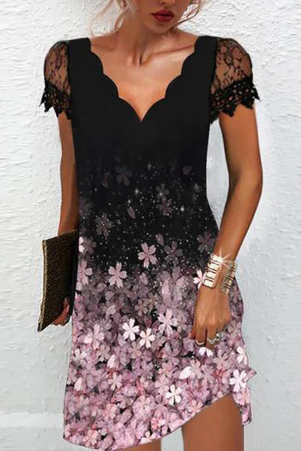 Women's Fit and Flare Dress – Stretch-Crepe Evening | Amelia 9
