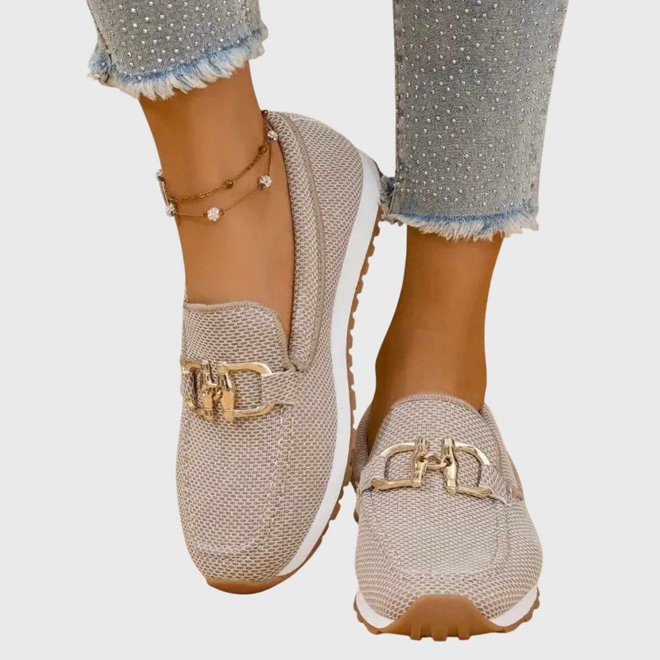 Women's Loafers – Mesh Knit Slip-On Casual | Isabella 1