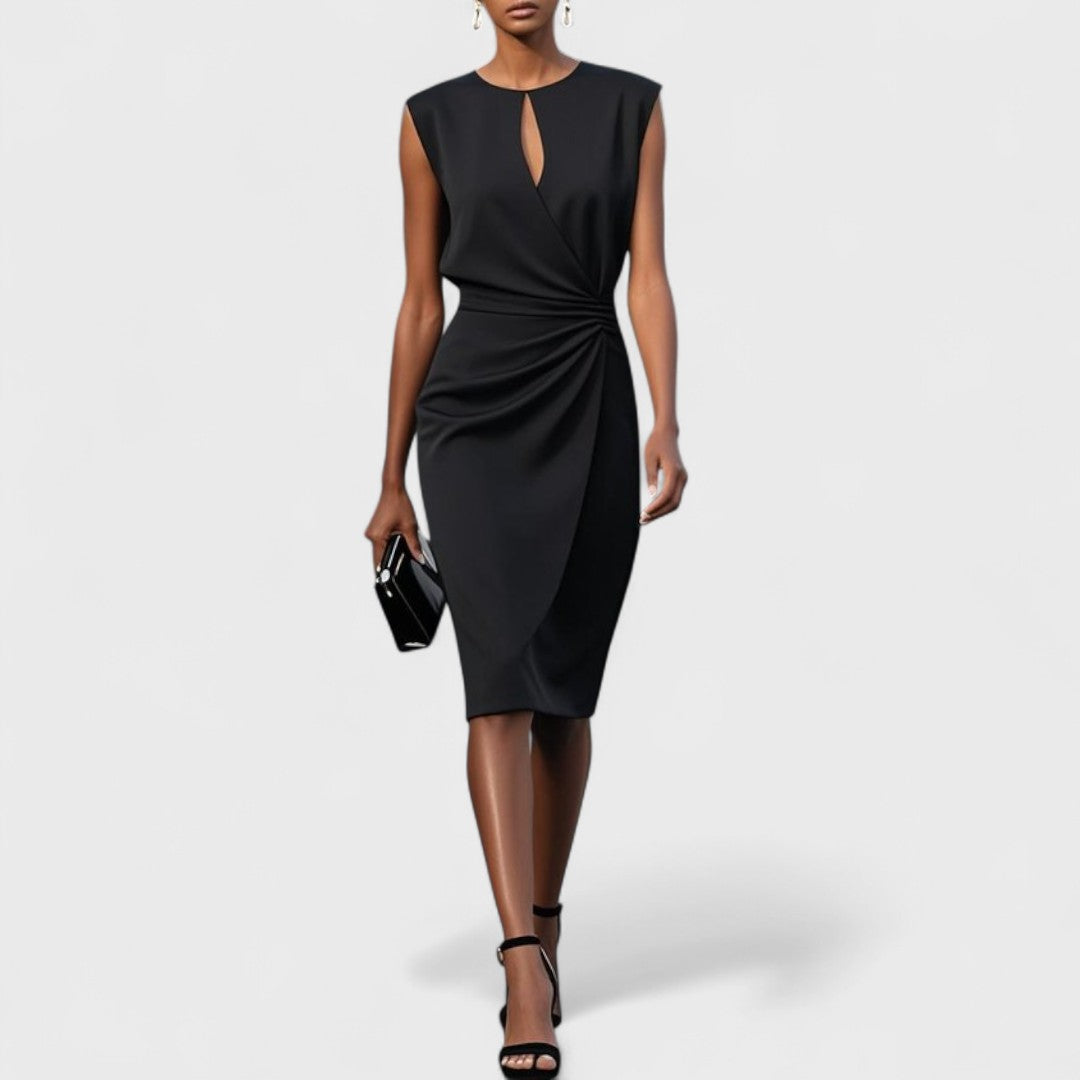 Women's Wrap Dress – Crepe Tailored Fit Evening | Amelia 3