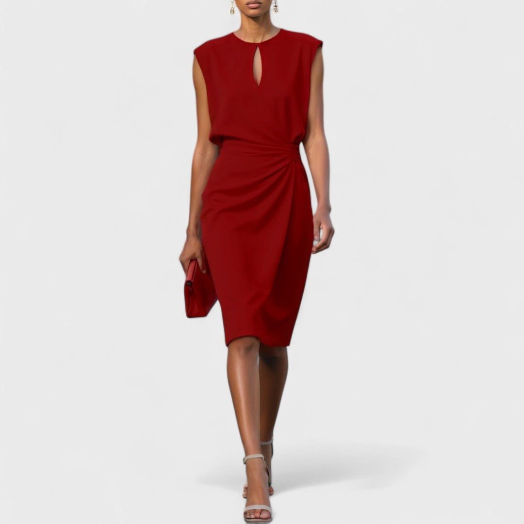 Women's Wrap Dress – Crepe Tailored Fit Evening | Amelia 5