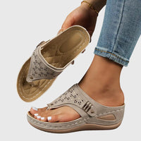 Lily | Orthopaedic Slip-On Wedge Sandals Casual Support