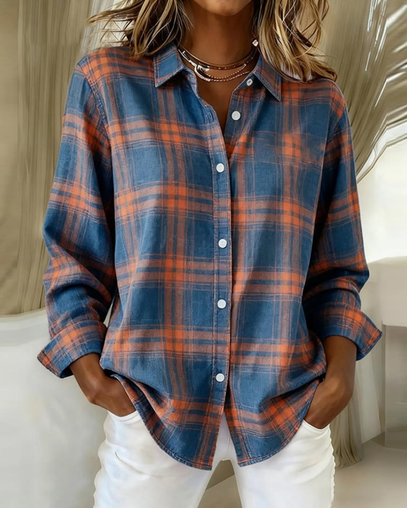 Lily | Checked Pattern Casual Regular Fit Shirt