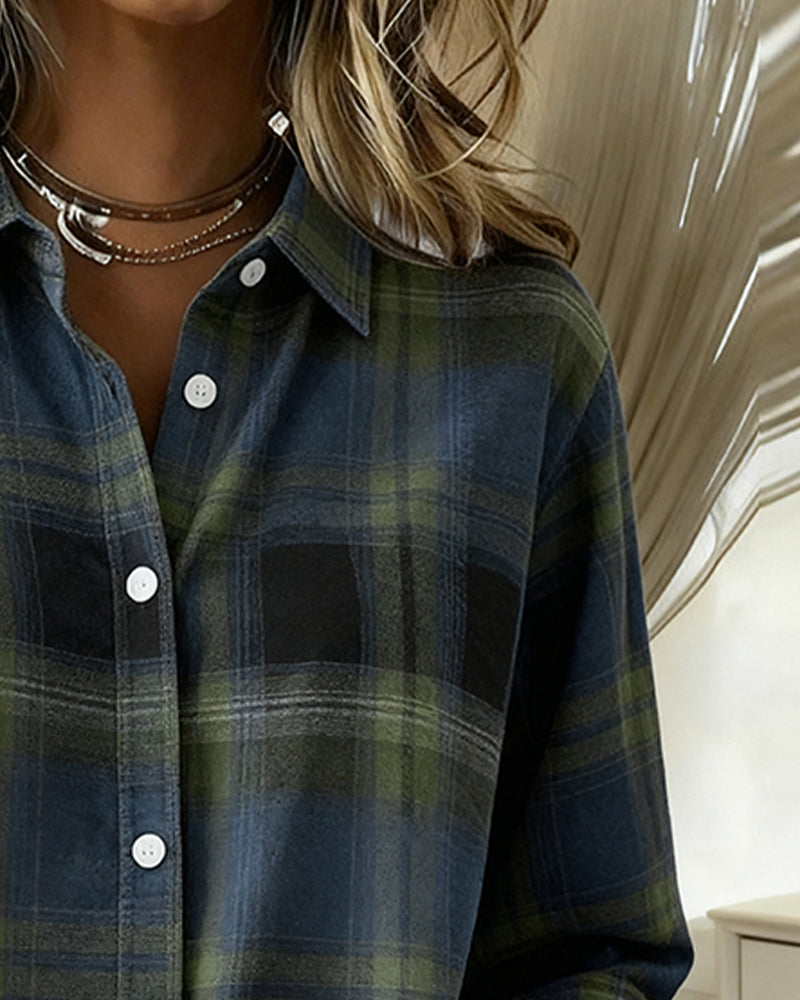 Lily | Checked Pattern Casual Regular Fit Shirt