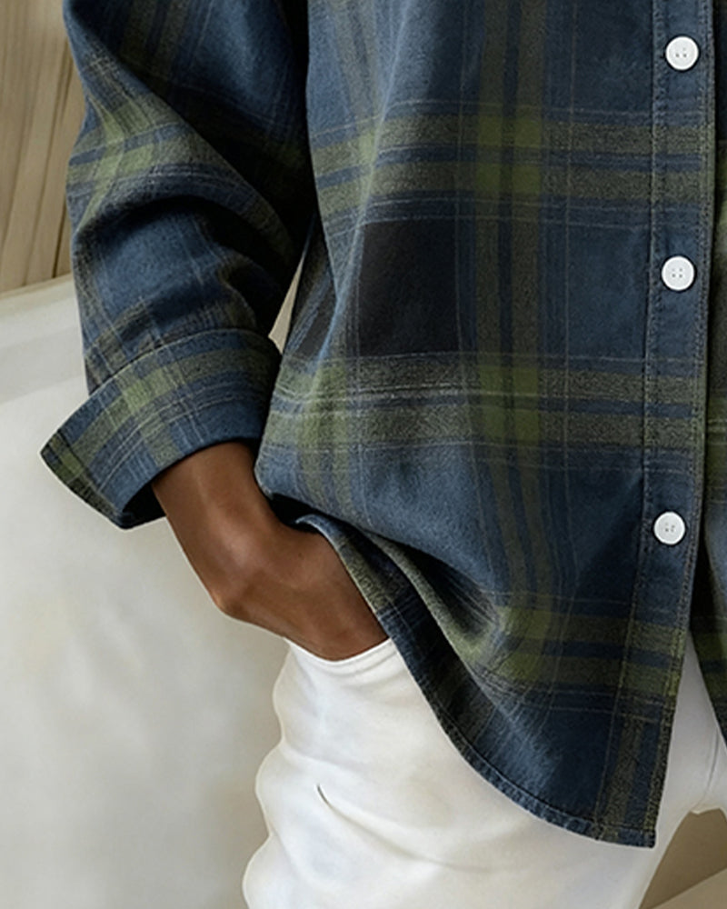 Lily | Checked Pattern Casual Regular Fit Shirt
