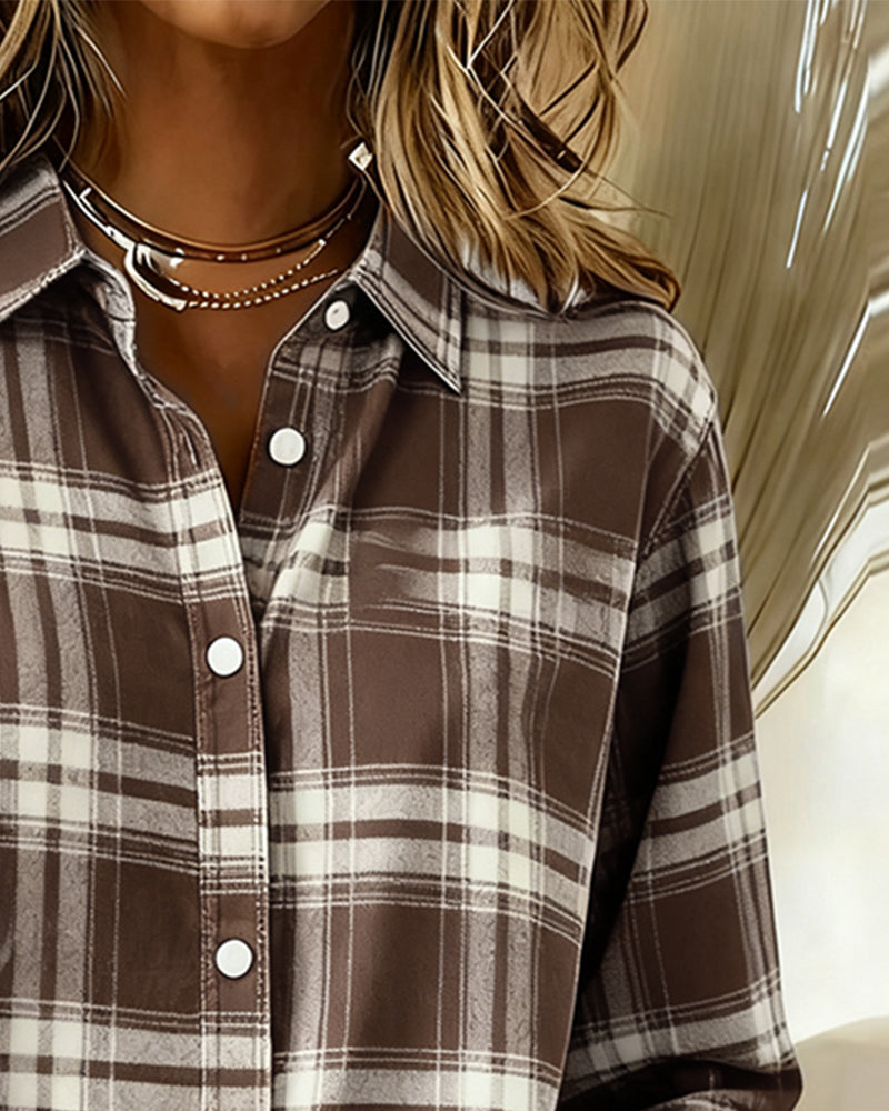 Lily | Checked Pattern Casual Regular Fit Shirt