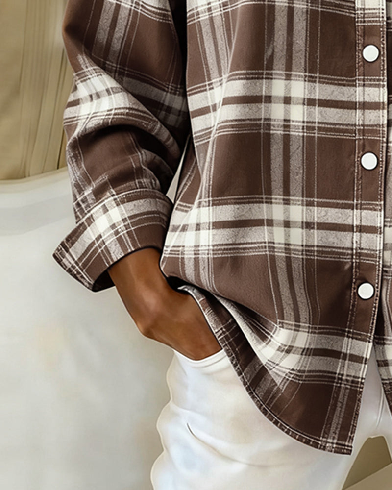 Lily | Checked Pattern Casual Regular Fit Shirt