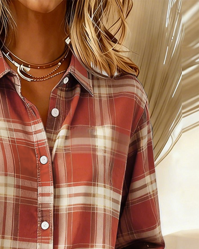 Lily | Checked Pattern Casual Regular Fit Shirt