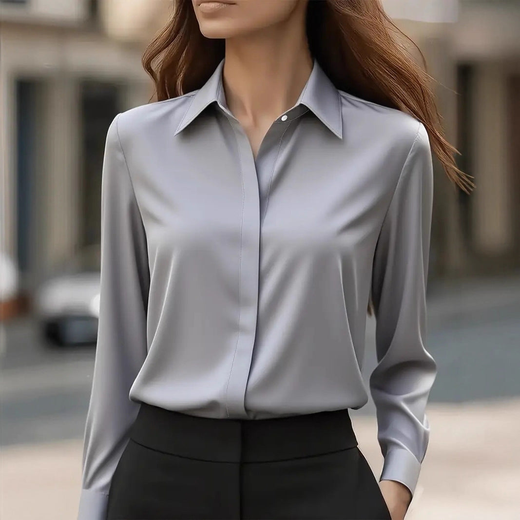 Isabella | Tailored Fit Office Blouse Elegant Silhouette