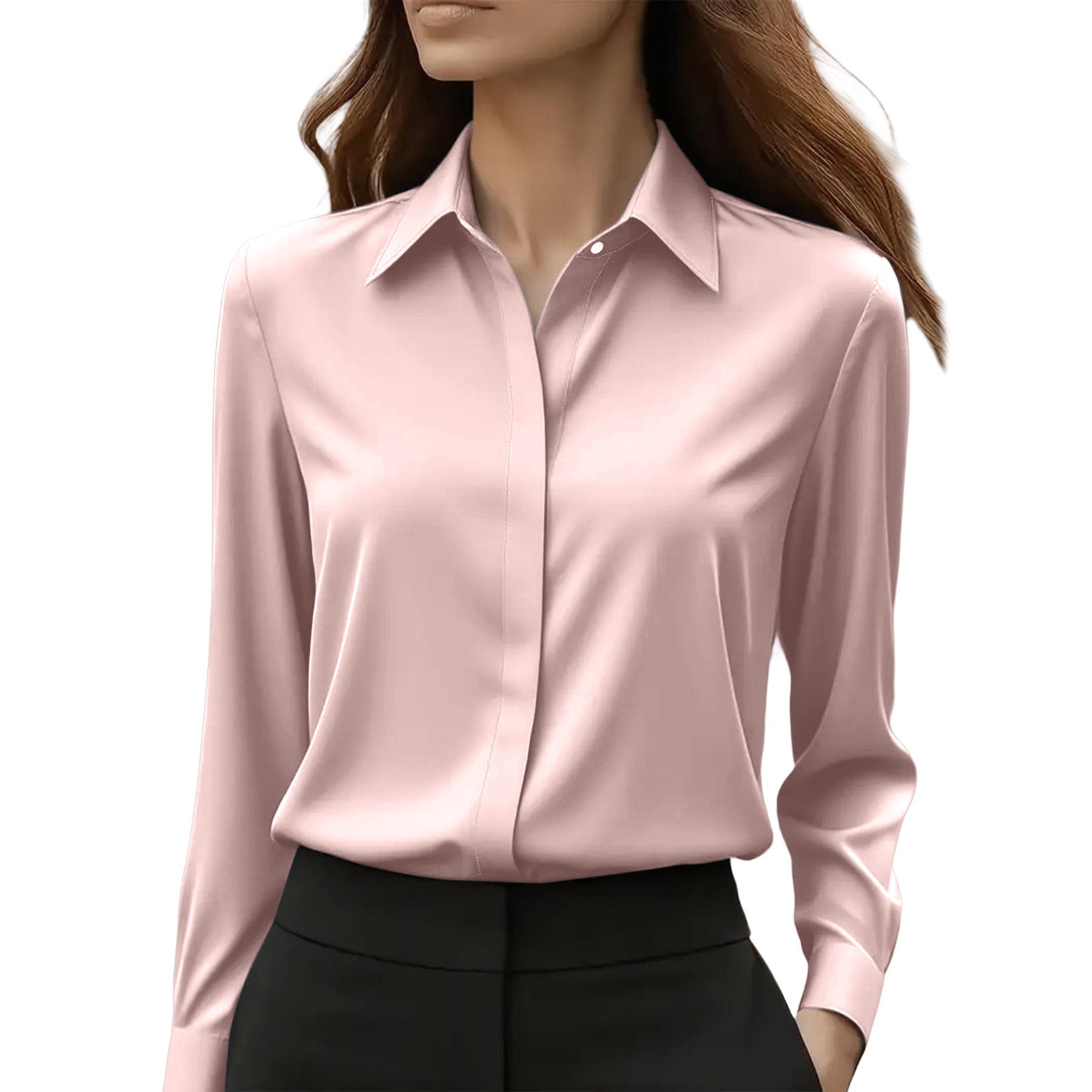 Isabella | Tailored Fit Office Blouse Elegant Silhouette