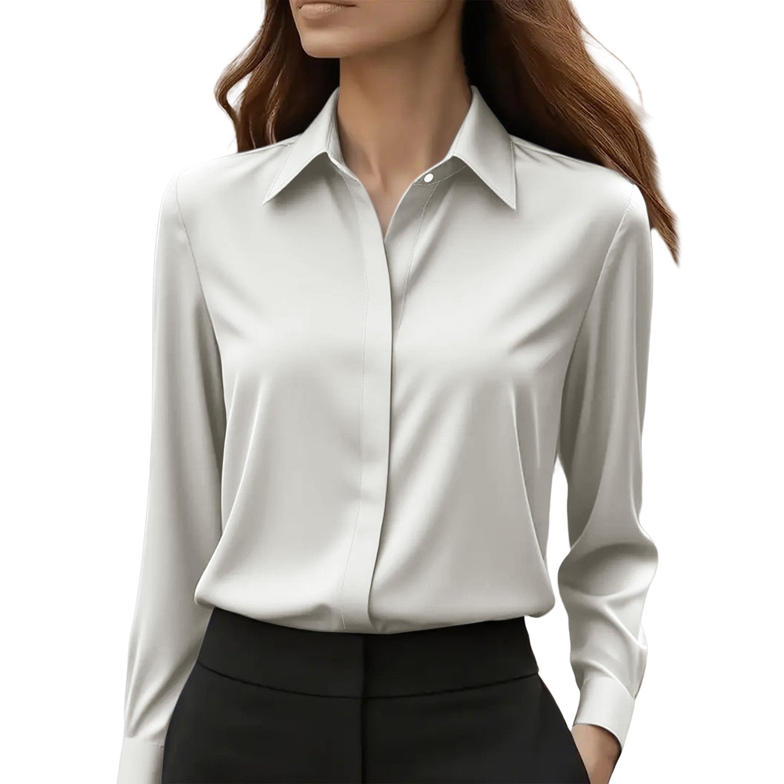 Isabella | Tailored Fit Office Blouse Elegant Silhouette