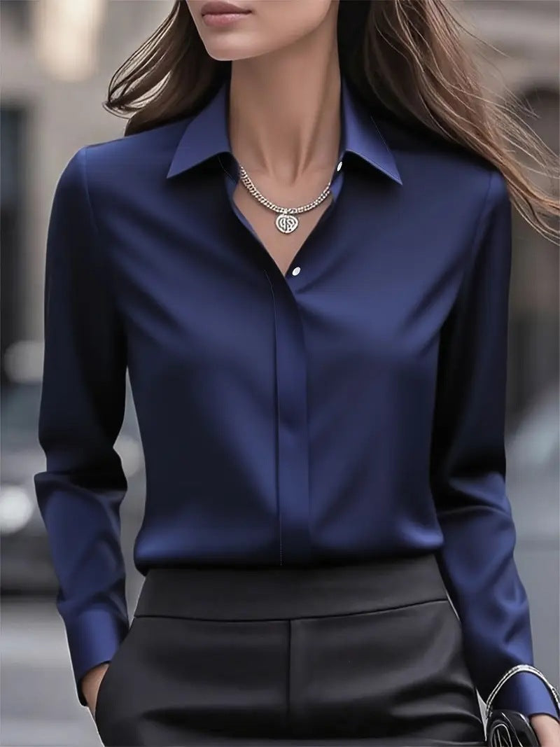 Isabella | Tailored Fit Office Blouse Elegant Silhouette