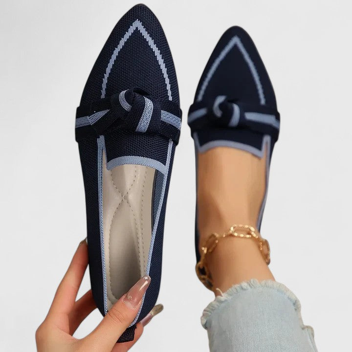 Women's Loafers – Engineered Knit Pointed Toe Casual | Amelia 5