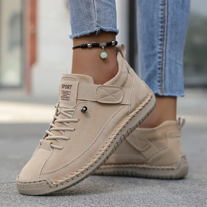 Emma | Orthopaedic Casual Wide Fit Leather Sneakers