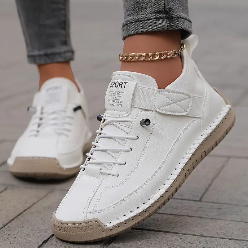 Emma | Orthopaedic Casual Wide Fit Leather Trainers