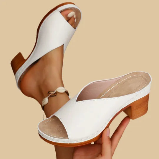 Emma | Orthopaedic Chunky Heel Casual Synthetic Fit Sandals