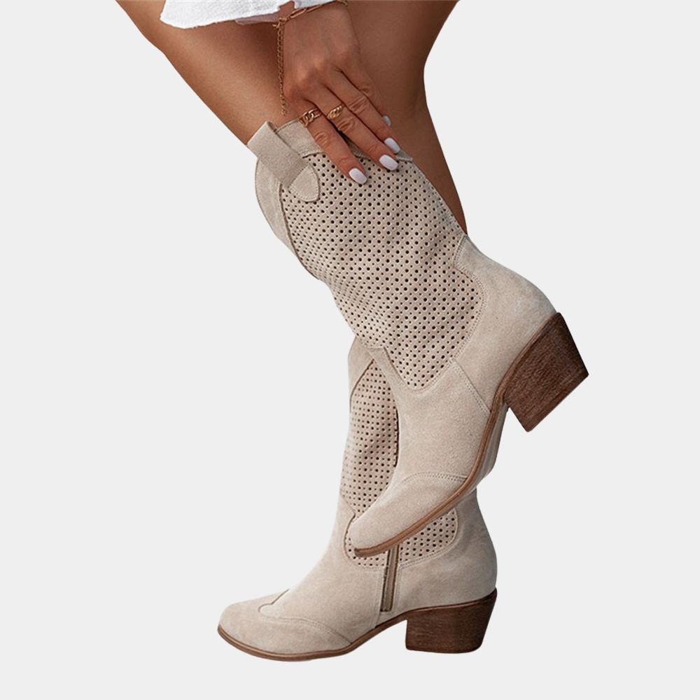 Women's Cowgirl Boots – Pebbled Leather Contemporary Style | Amelia 5