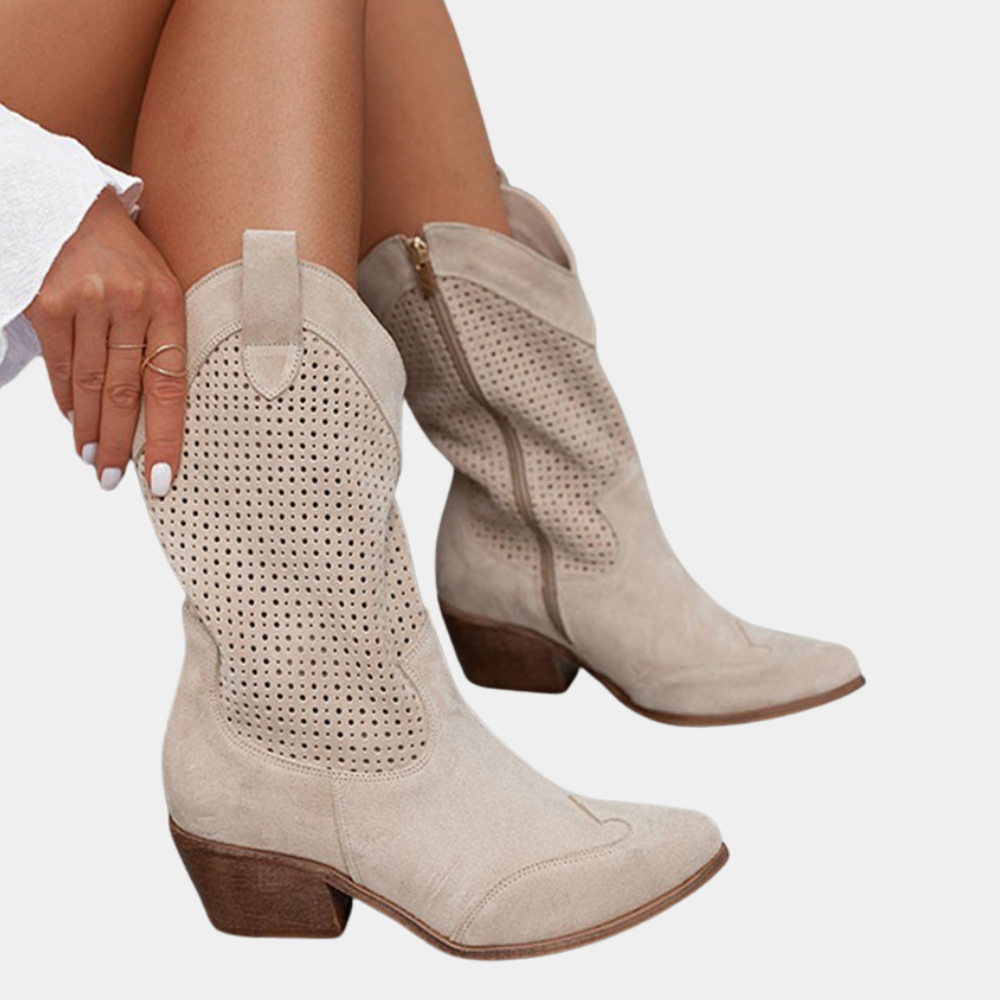 Women's Cowgirl Boots – Pebbled Leather Contemporary Style | Amelia 6