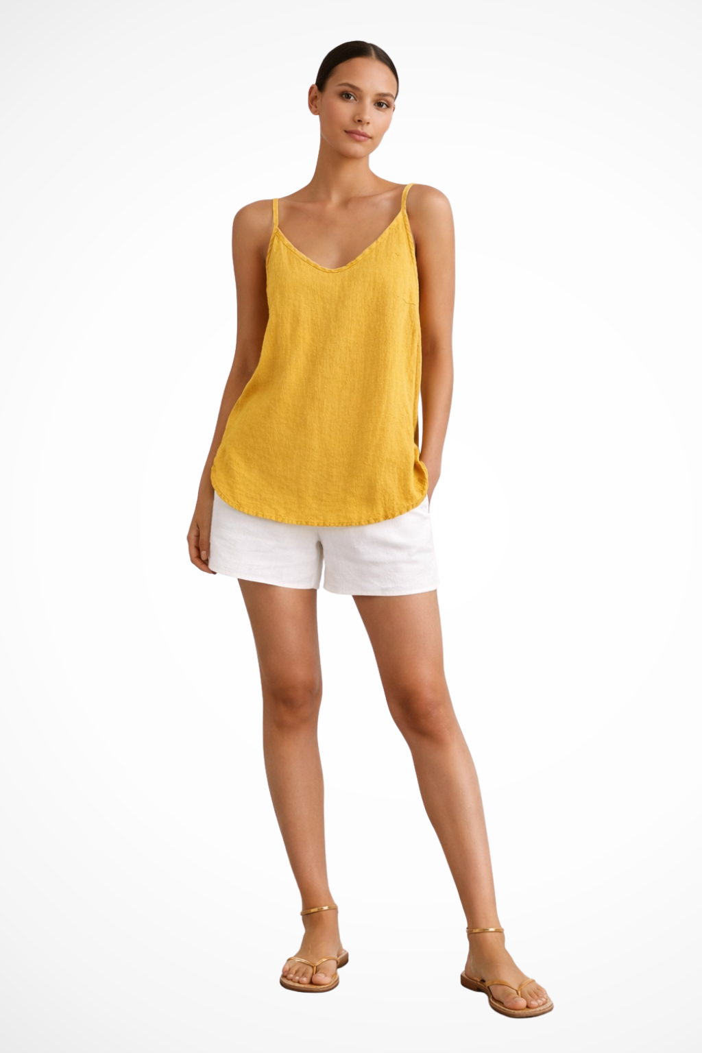 Women's Camisole Tops – Linen Relaxed Fit Casual Spring | Florence 3