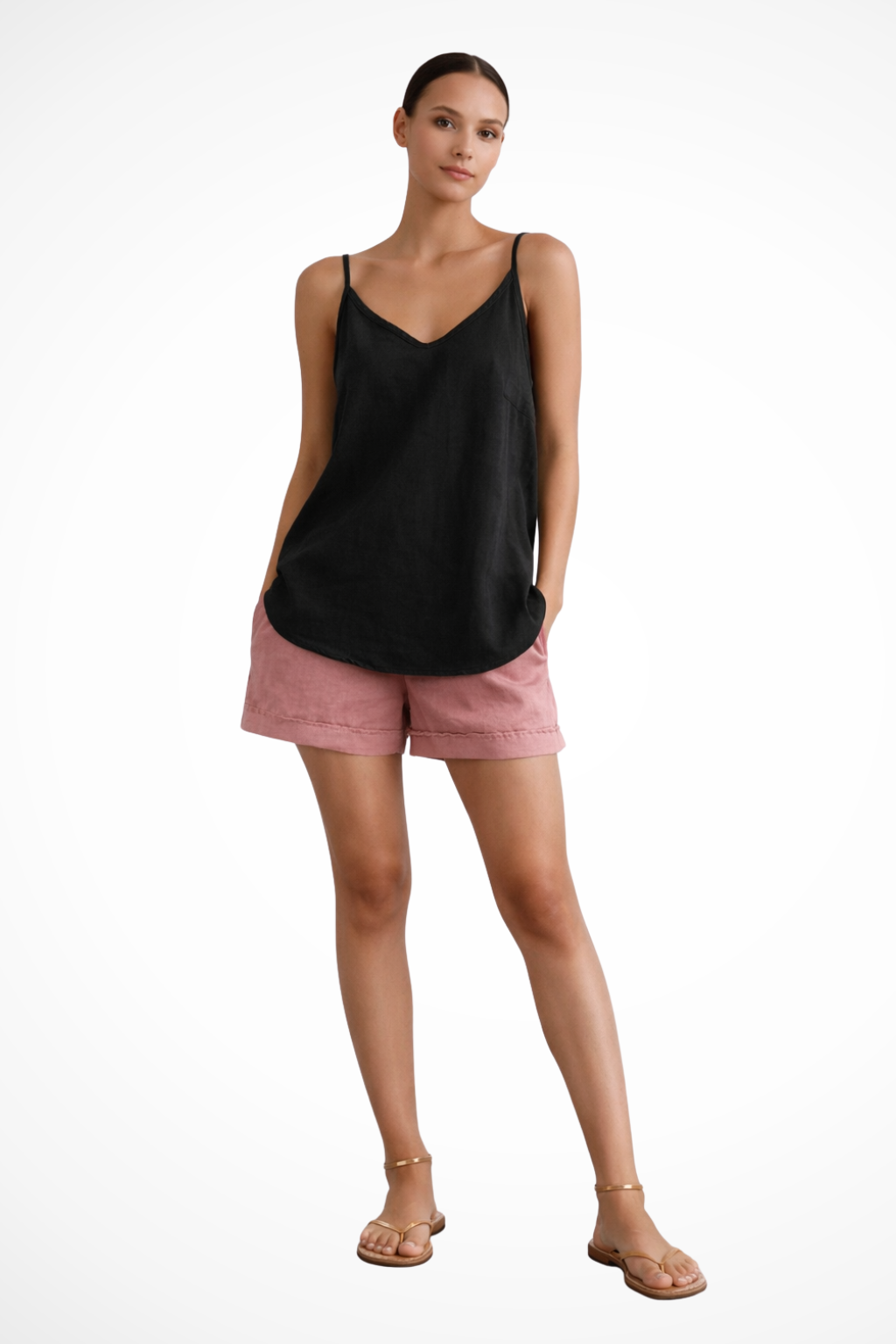 Women's Camisole Tops – Linen Relaxed Fit Casual Spring | Florence 5