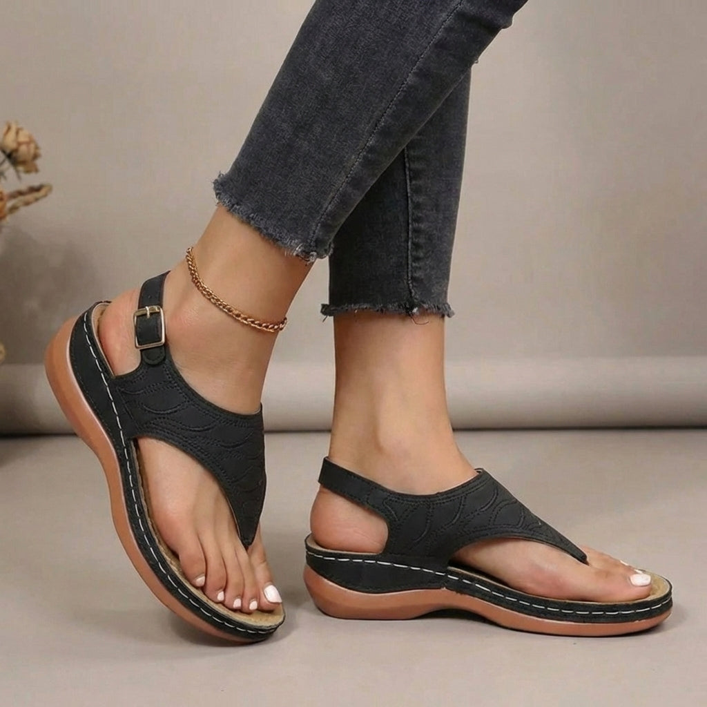 Lily | Orthopaedic Casual Adjustable Contoured Thong Sandal
