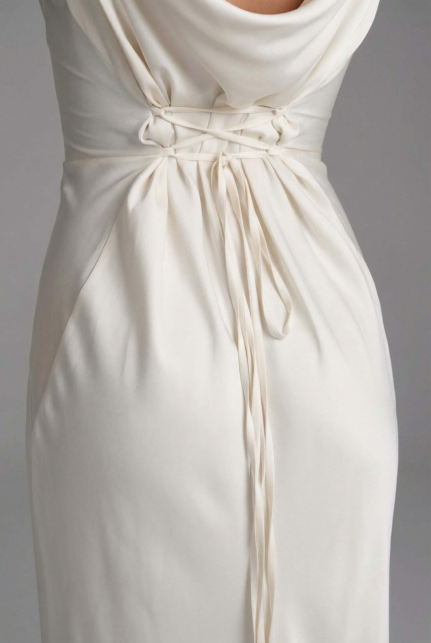 Women's Maxi Dress – Heavyweight Satin Fluid Fit Evening | Amelia 4