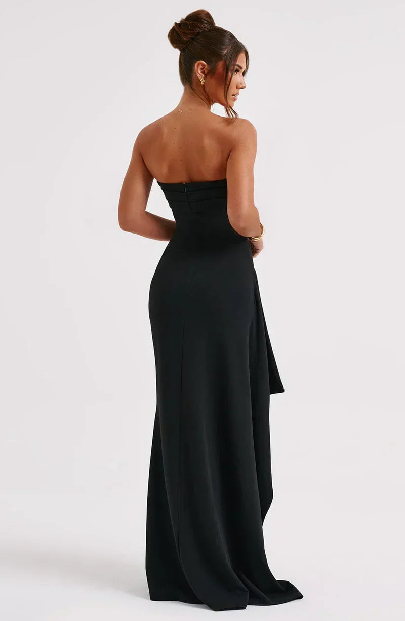 Women's Maxi Dress – Stretch-Crepe Bodycon Evening | Amelia 6