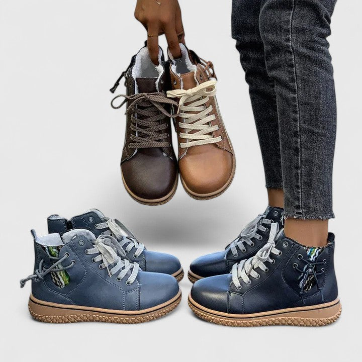 Women's Lace-Up Casual Ankle Boots
