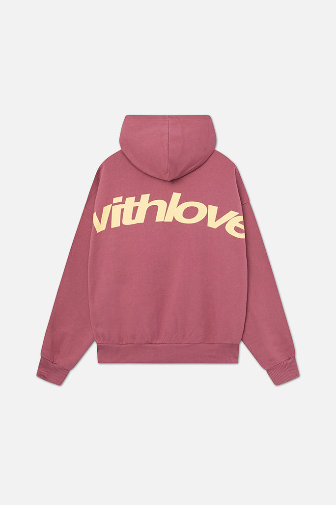 Women's Oversized Casual Hoodie in Dusty Rose