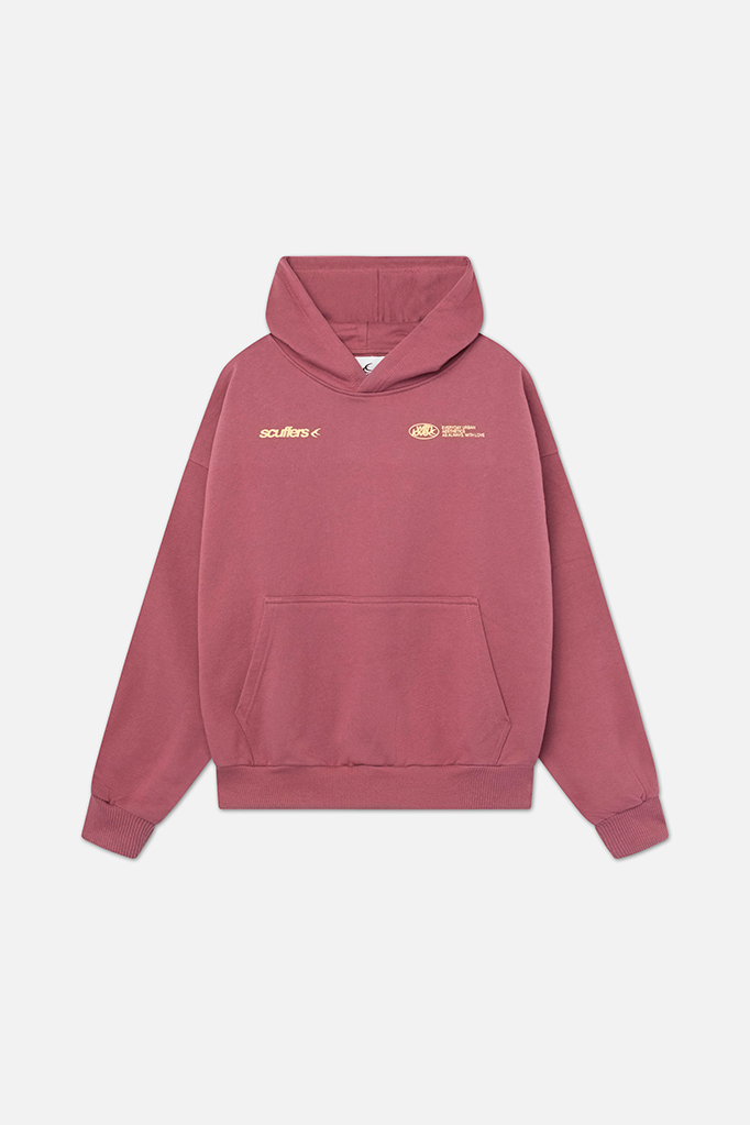 Women's Oversized Casual Hoodie in Dusty Rose