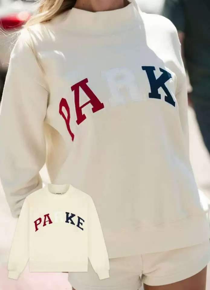 Women's Mock-Neck Casual Sweatshirt in Cream