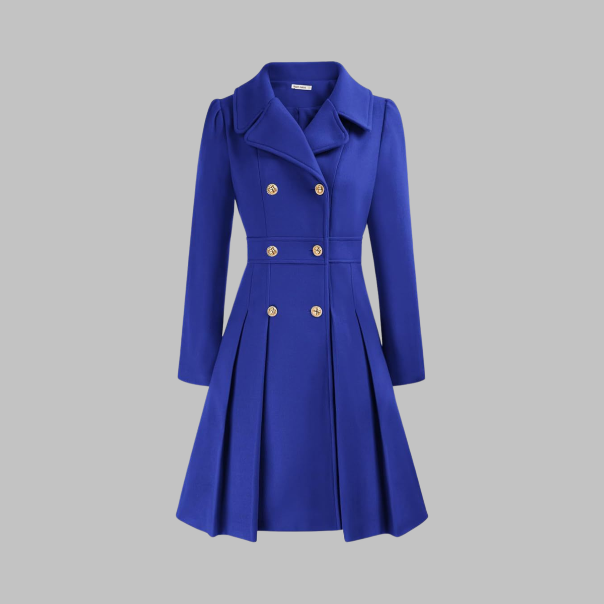Women's Double-Breasted Casual Coat in Pink