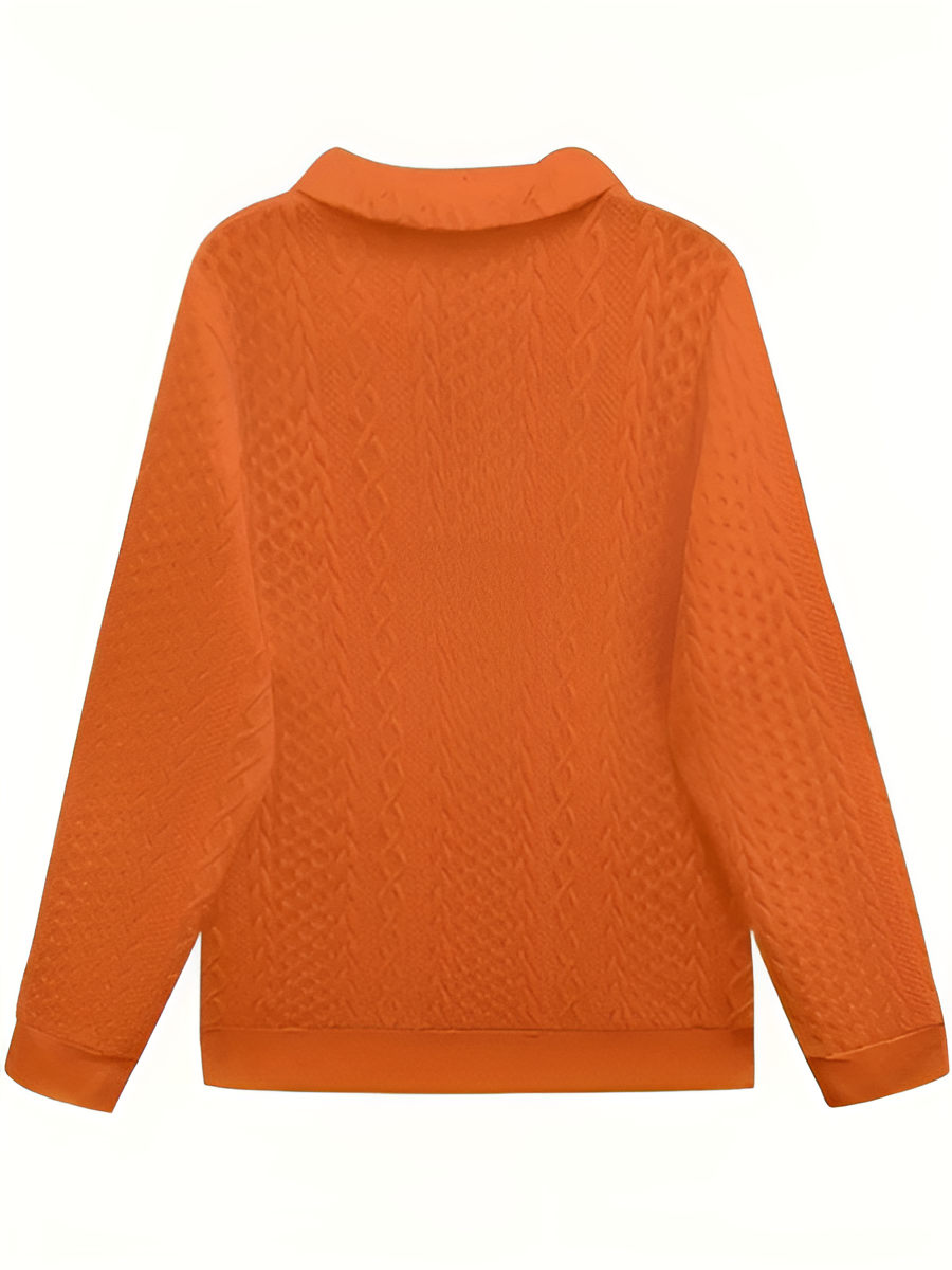 Women's Quarter-Zip Casual Jumper