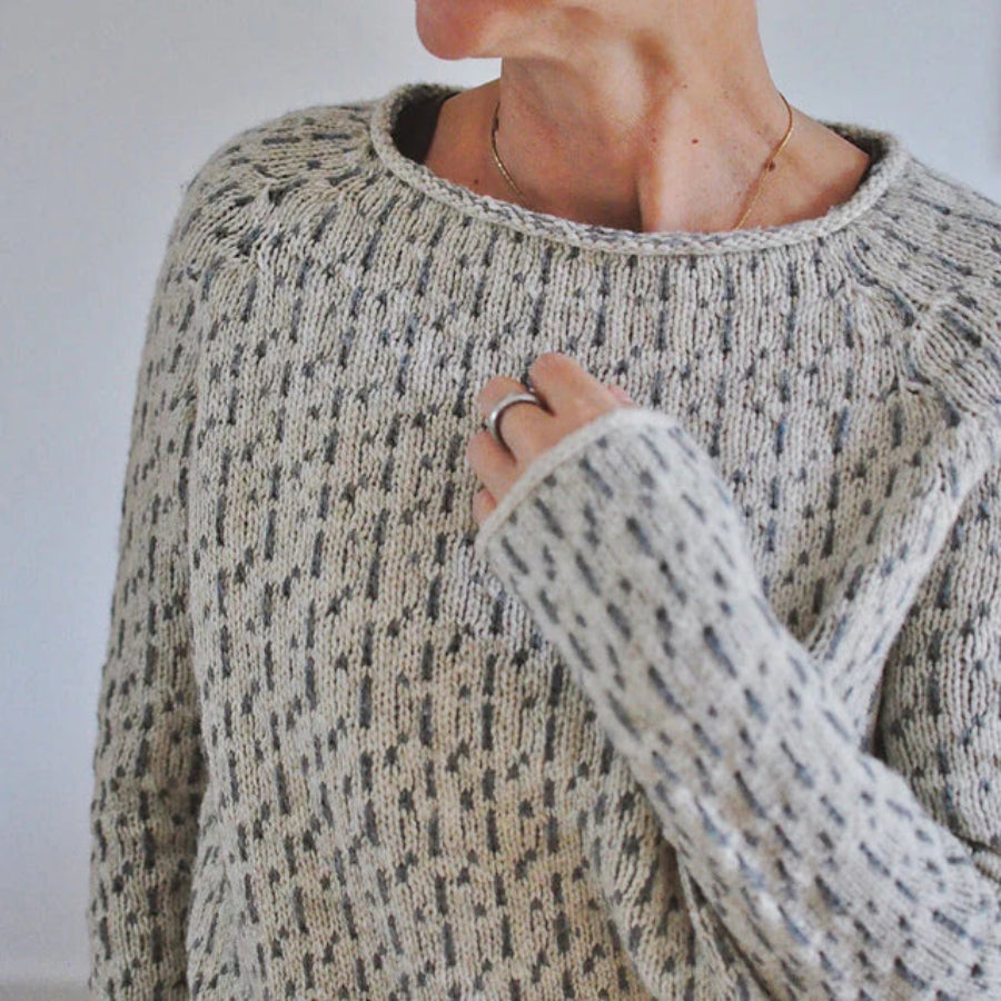 Women's Rolled Neck Raglan Casual Jumper in Beige