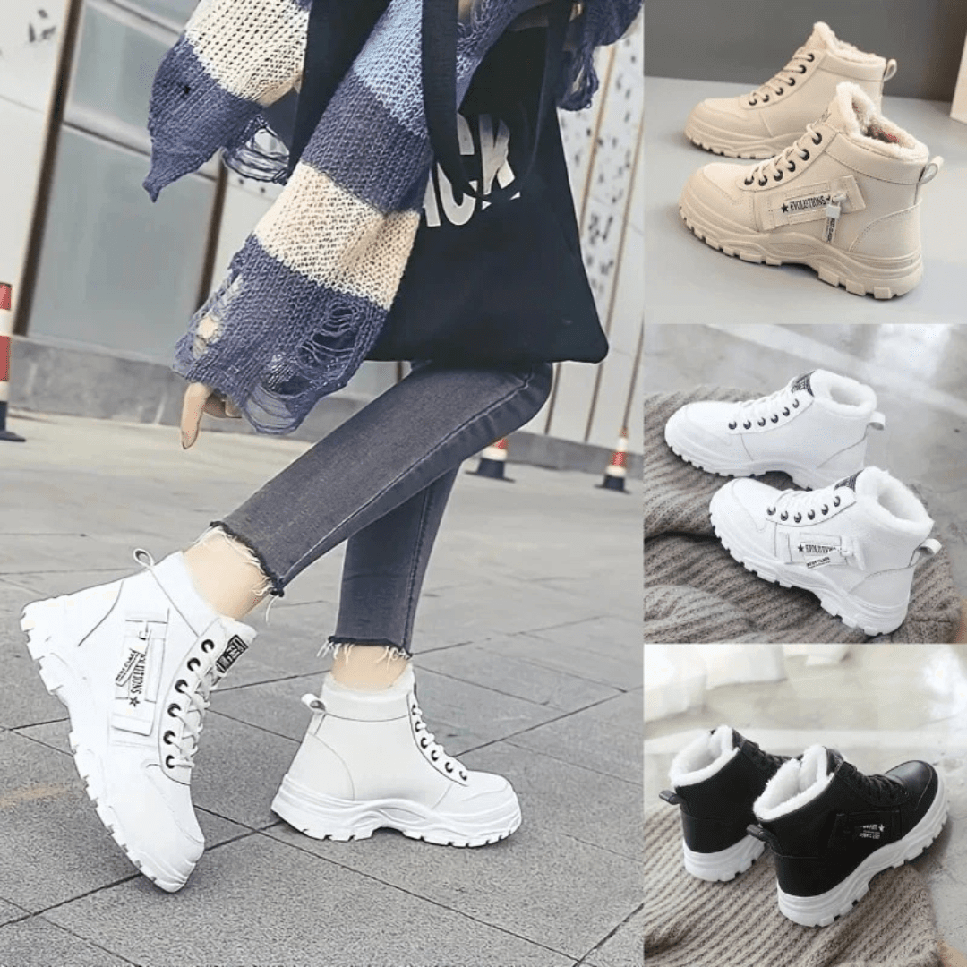 Women's Fleece-Lined High-Top Boots