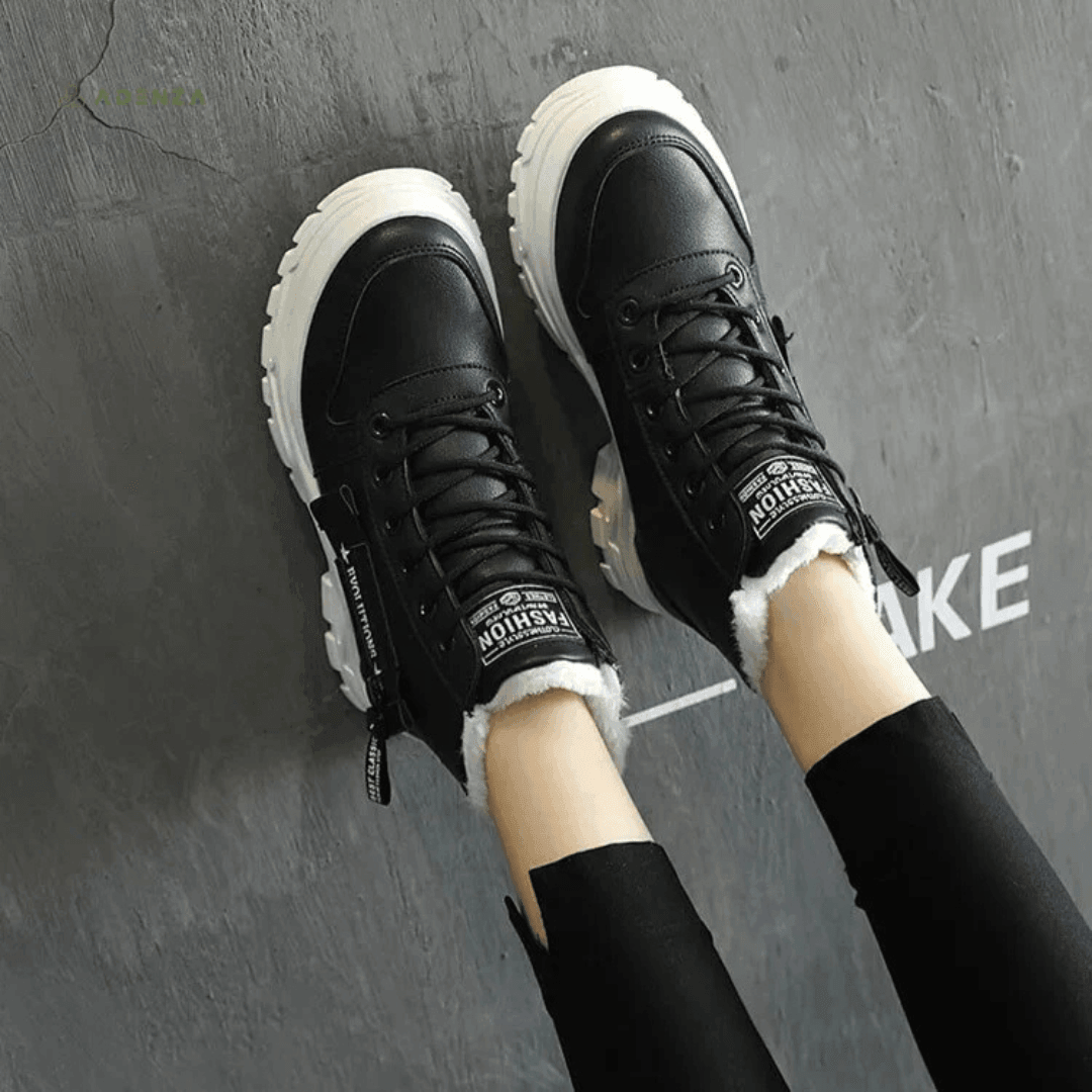Women's Fleece-Lined High-Top Boots
