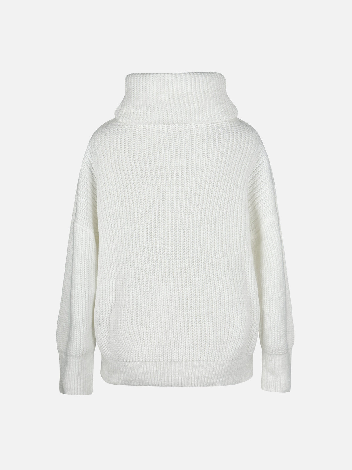 Women's Turtleneck Casual Jumper in White