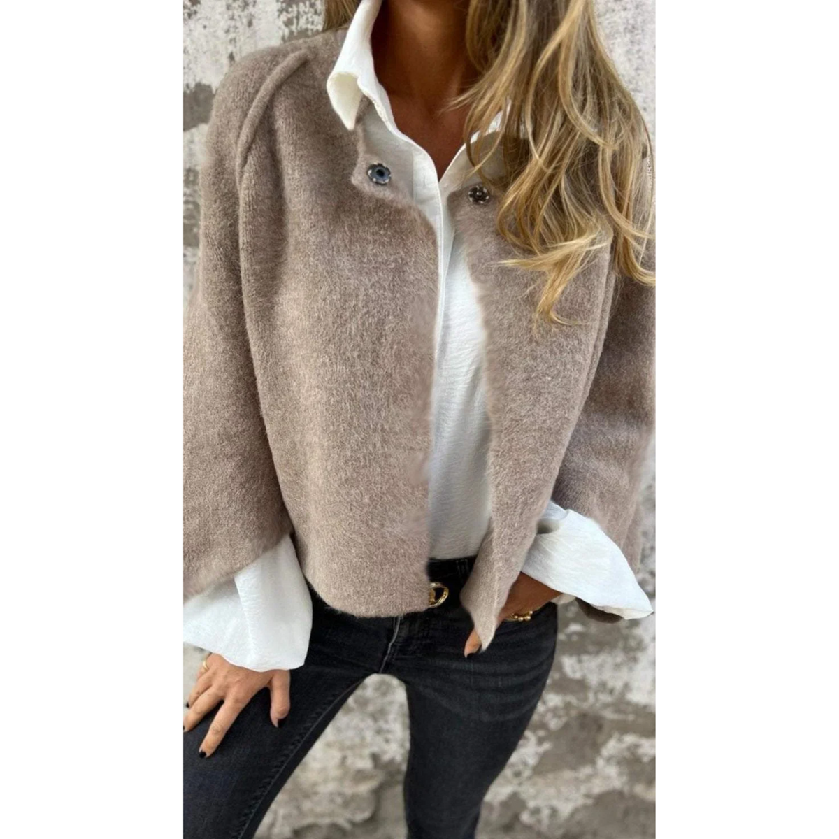 Women's Cropped Casual Jacket
