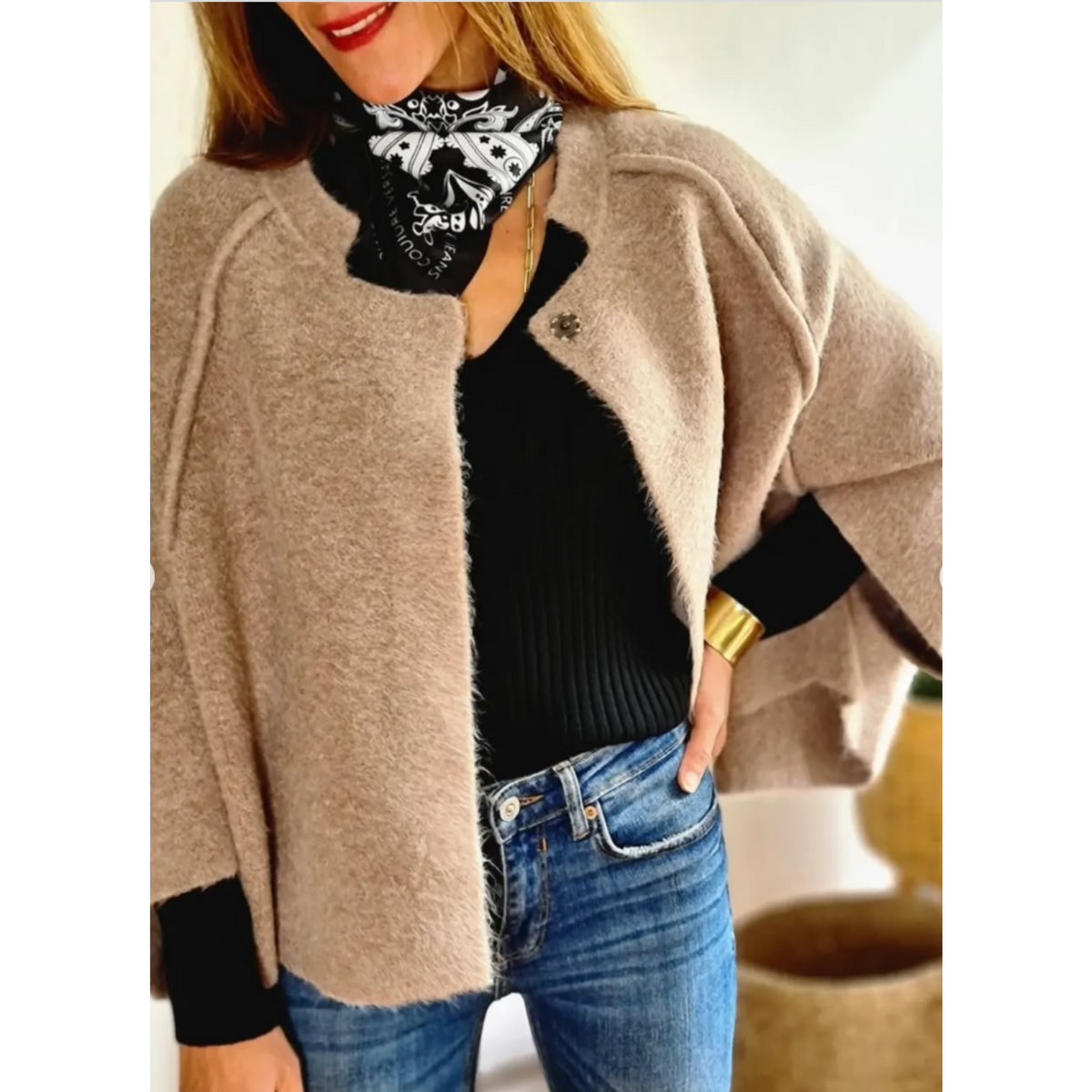 Women's Cropped Casual Jacket