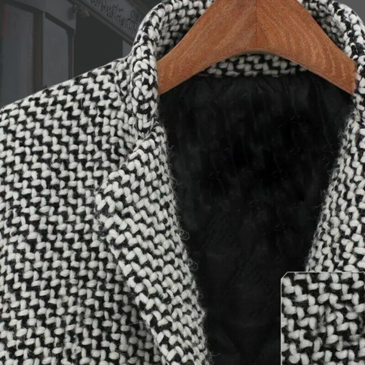 Women's Single-Button Tailored Workwear Coat in Grey